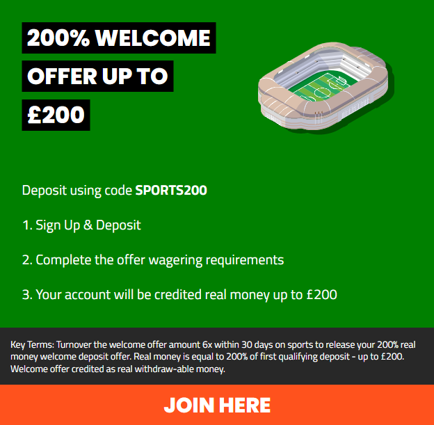 SportNation new welcome offer